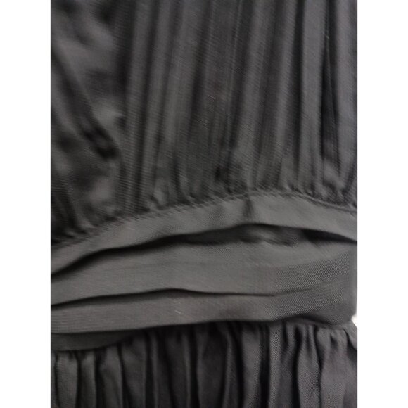 Blush By Young Threadd Maxi Dress Small Black Lace Formal Party Holiday Fairy - Picture 5 of 12